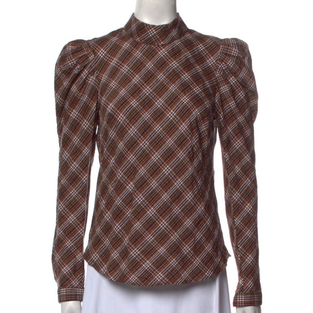 Veronica Beard Plaid Top